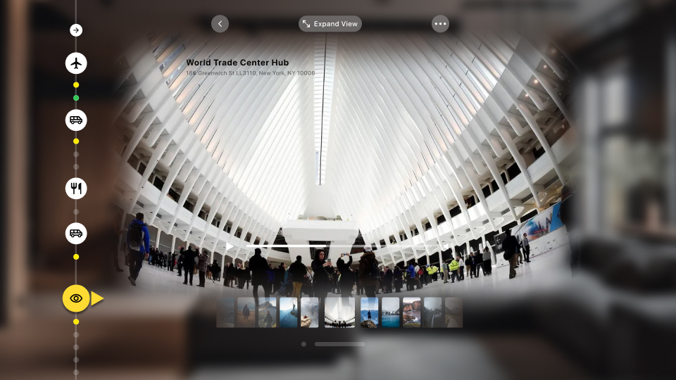 All interactions are designed to be compatible with AR/VR headset navigation.