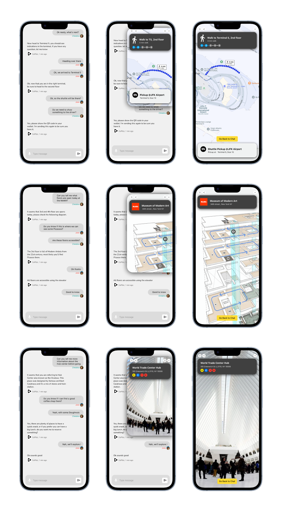 The app runs on desktop, but it is designed mobile- and voice-first.